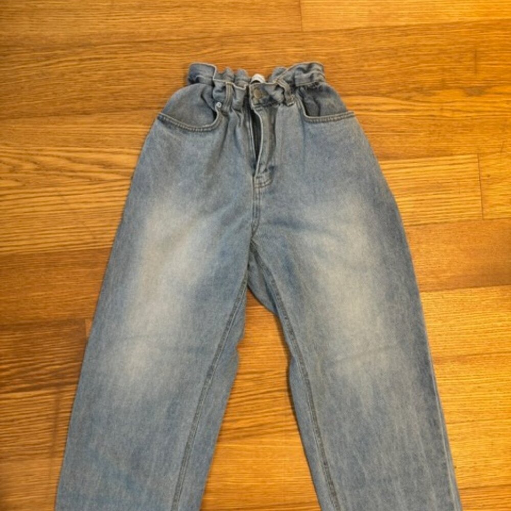 The Frankie Shop Elastic High Rise Jeans - Size M